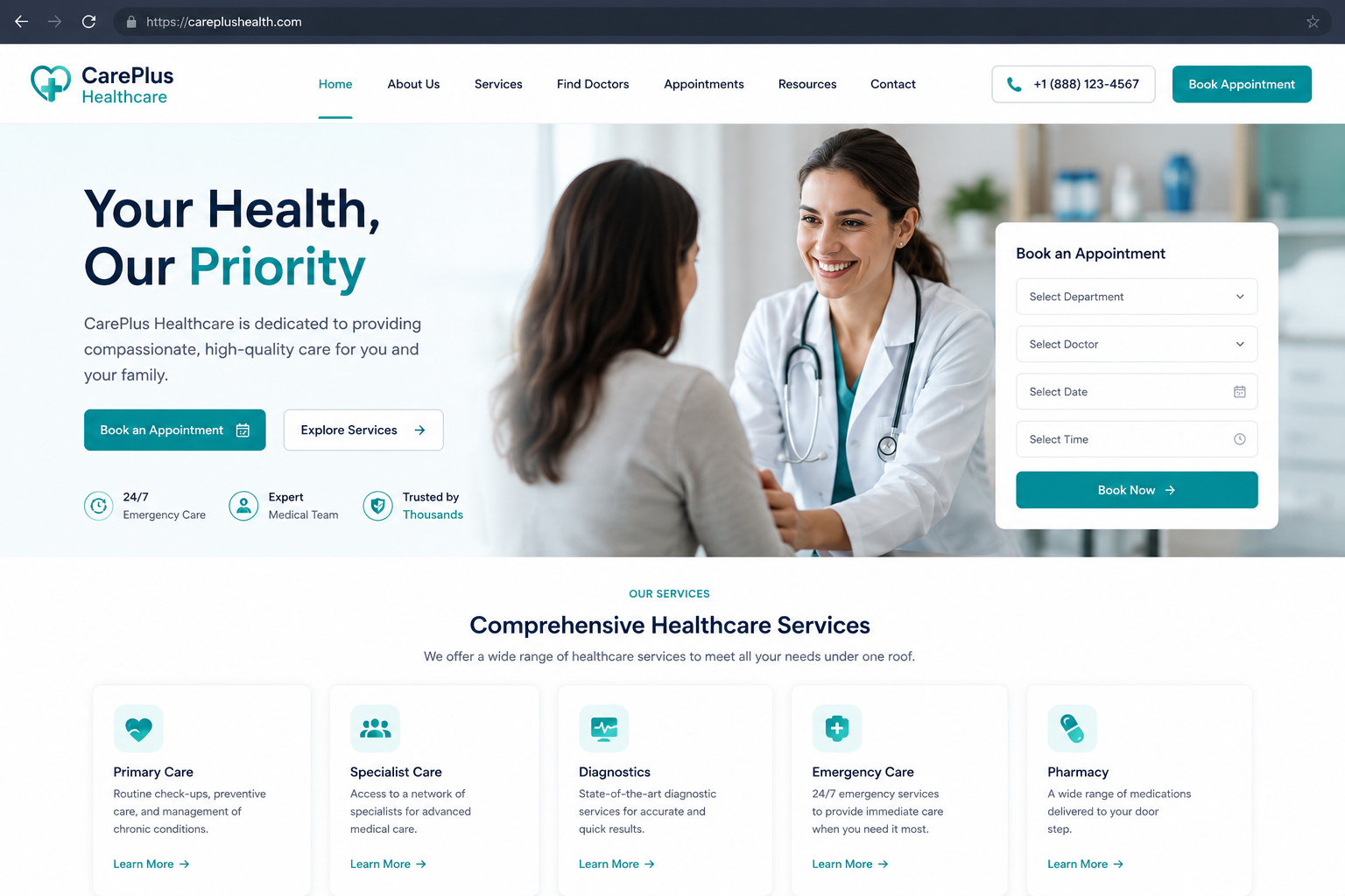 Website development project